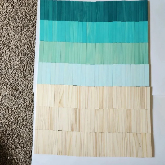 KEVA PLANKS Teal Maple Learn Stack Build Brain Toy 2013 Mindware Precision Green - Picture 15 of 16